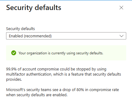 Azure MFA enforcement